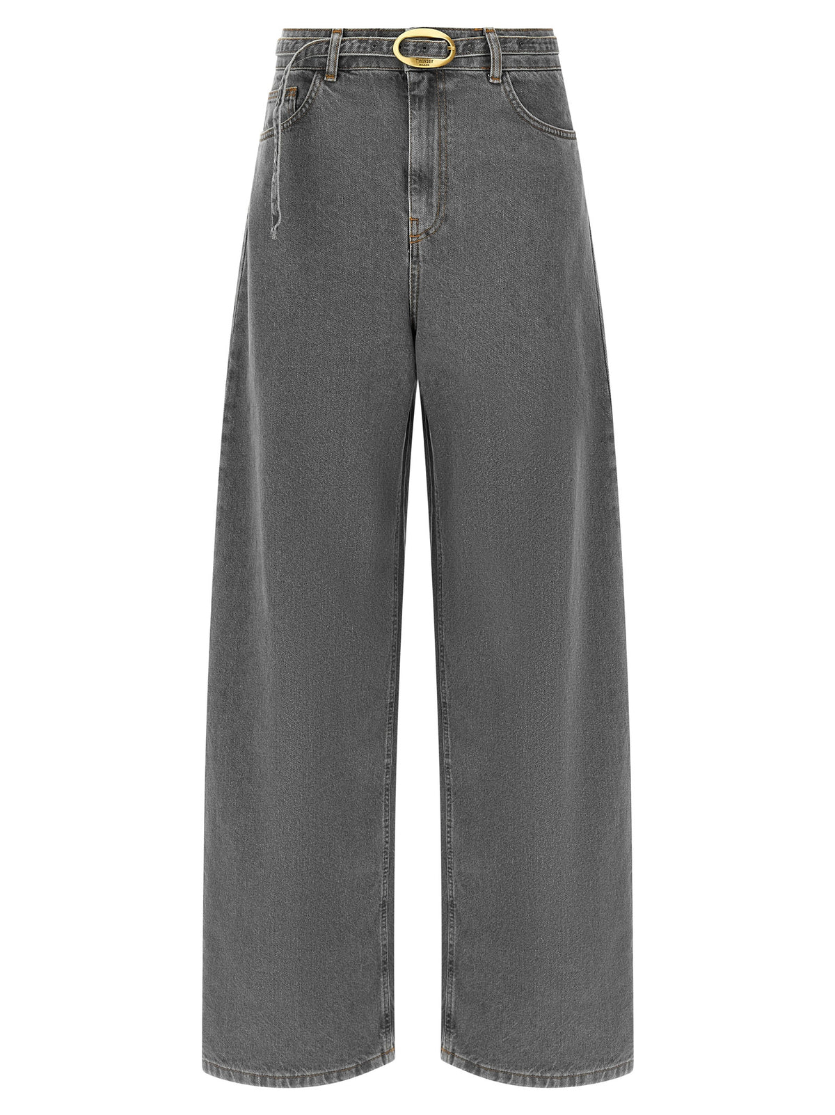 Twinset Gray Cotton Jeans Women's Denim