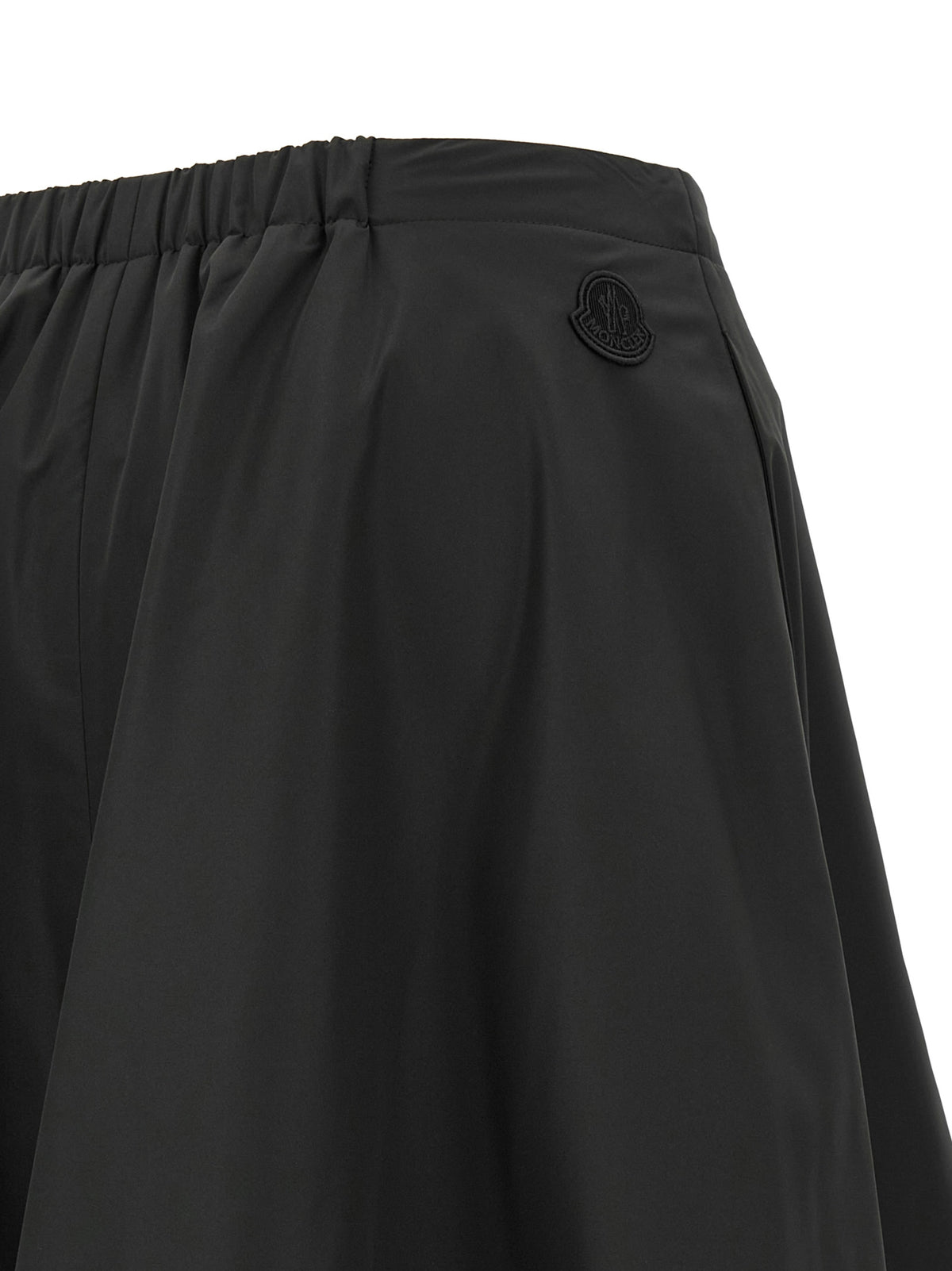 Moncler Black Polyester Midi Women's Skirt