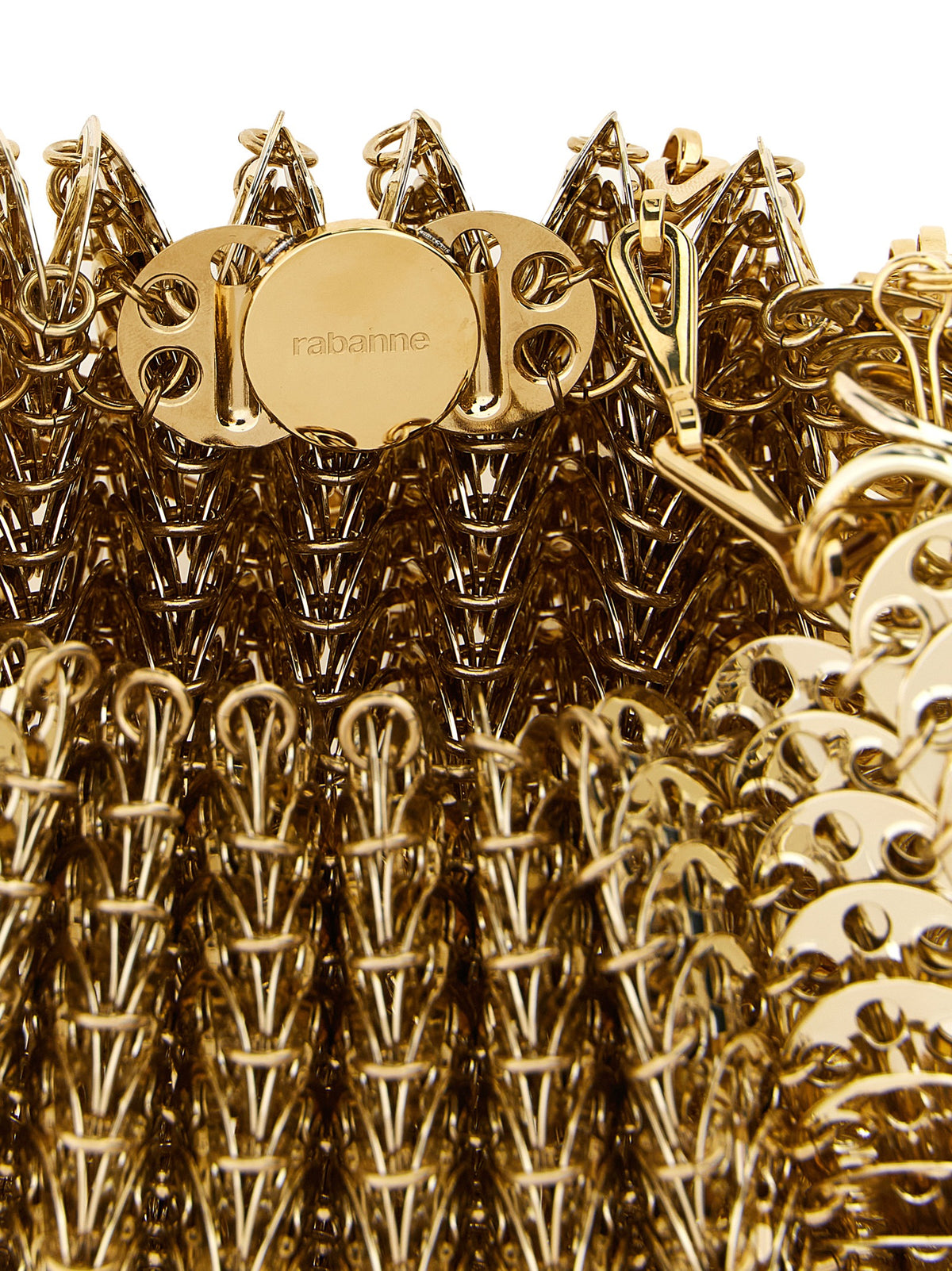 Paco Rabanne Gold Stainless Steel Shoulder Women's Bag