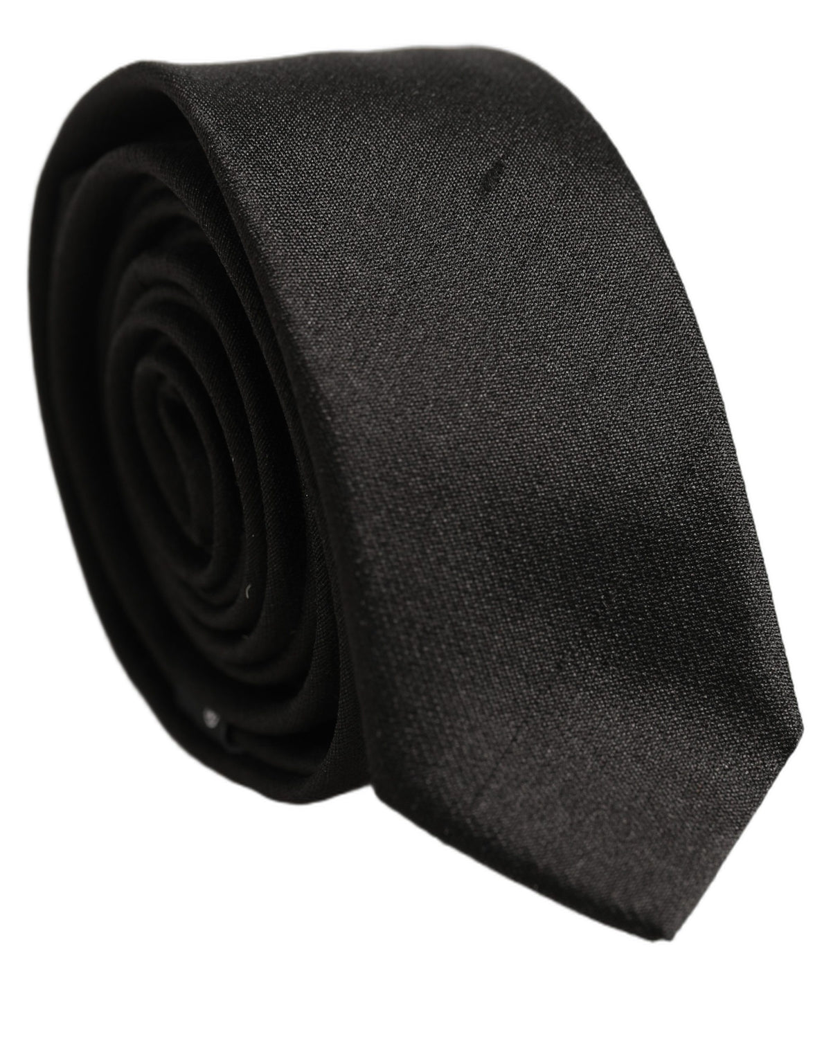 Dolce & Gabbana Black Satin Textured Adjustable NeckMen's Men Accessory Men's Tie