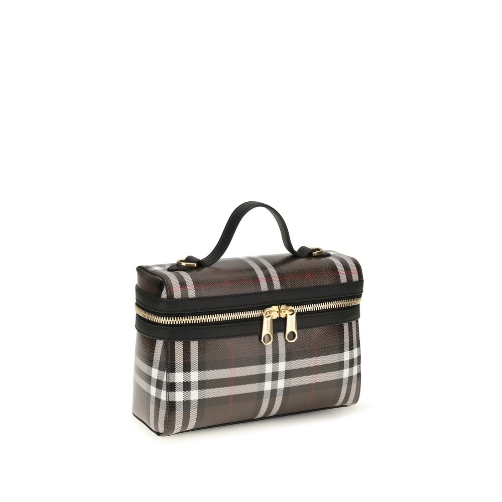 Burberry Brown Cotton Shoulder Women's Bag