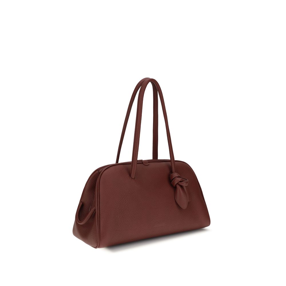 Jacquemus Bordeaux Calf Leather Bos Taurus Women's Handbag