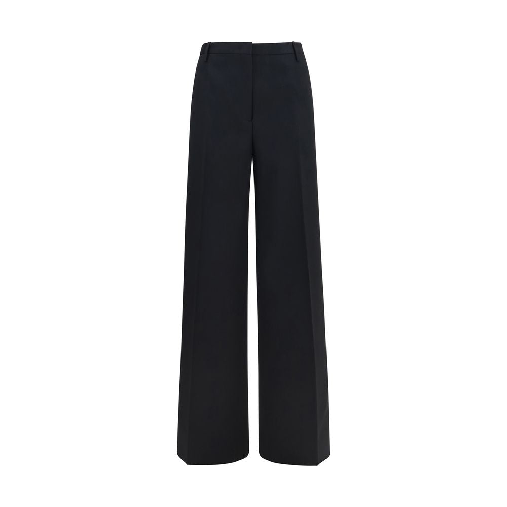 Fendi Black Cotton Casual Women's Pants