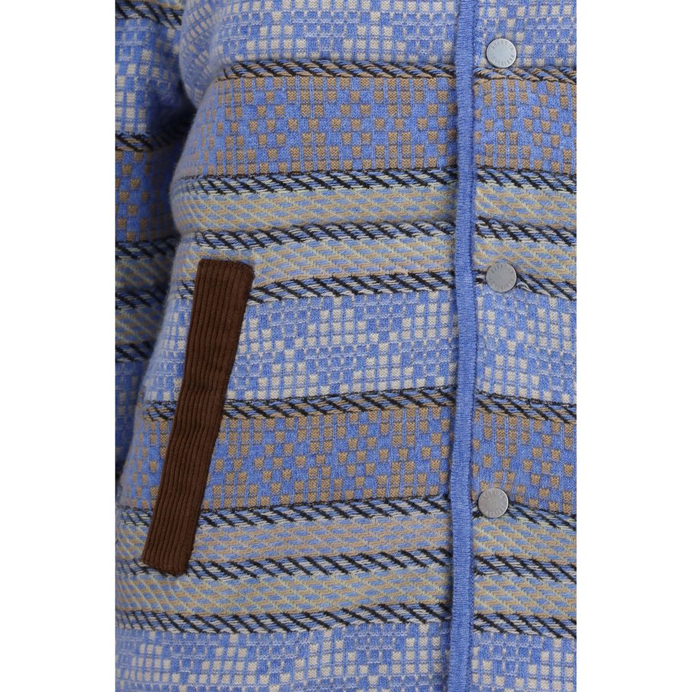 Guest in Residence Blue Wool Oves Aries Full-Length Women's Jacket