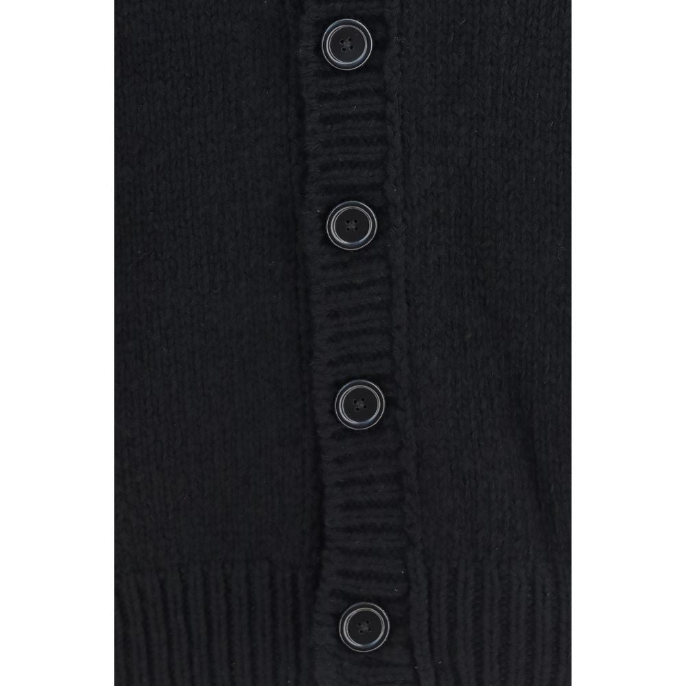 Our Legacy Black Wool Oves Aries Men's Cardigan