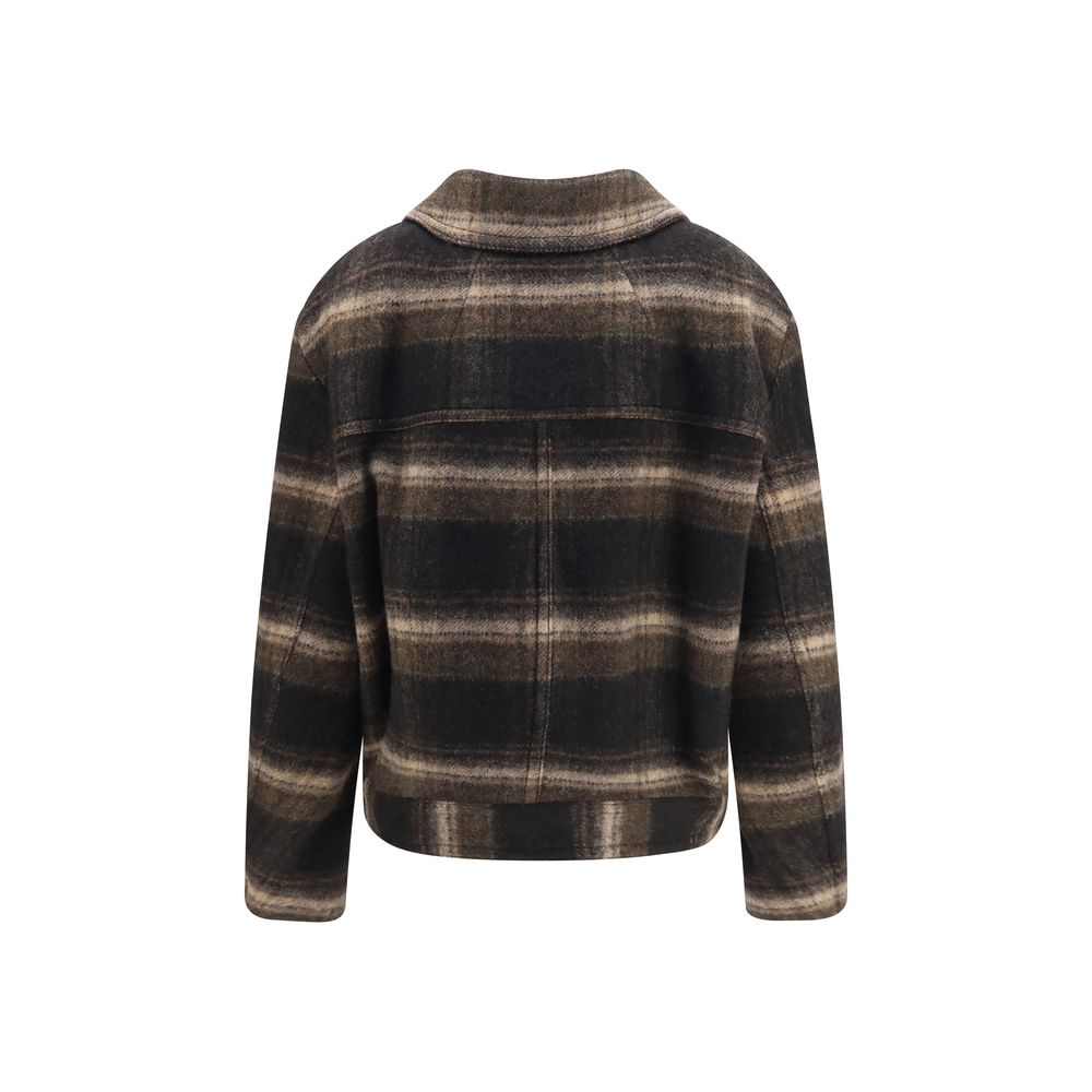 Isabel Marant Étoile Black Wool Oves Aries Women's Coat