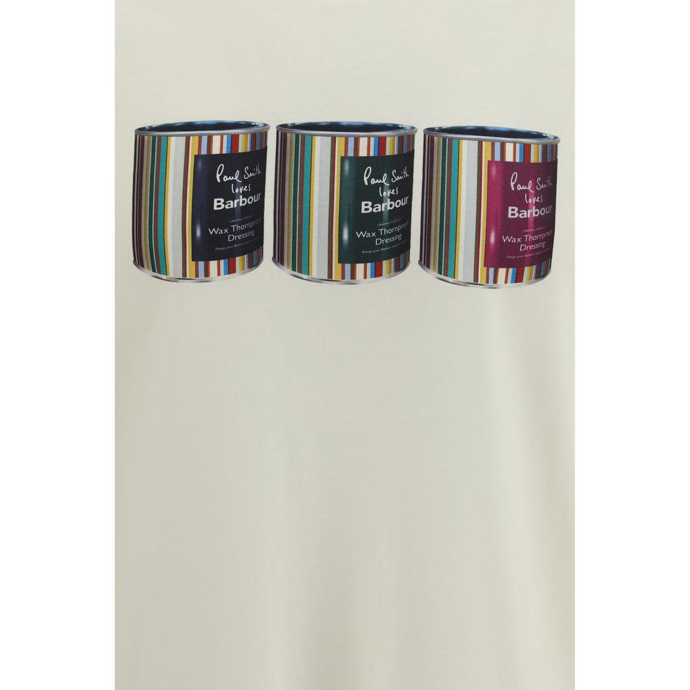 Barbour Beige Cotton Men's T-Shirt