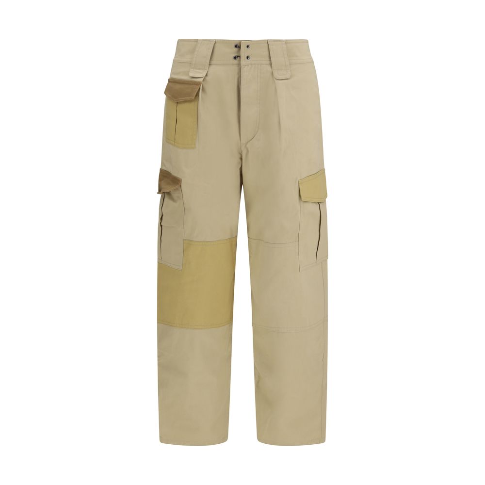 Isabel Marant Étoile Beige Cotton Cargo Women's Pants