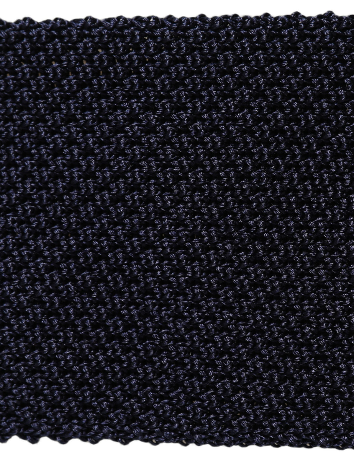 Dolce & Gabbana Dark Blue Textured Knitted Adjustable NeckMen's Accessory Men's Tie (Pre-Owned)