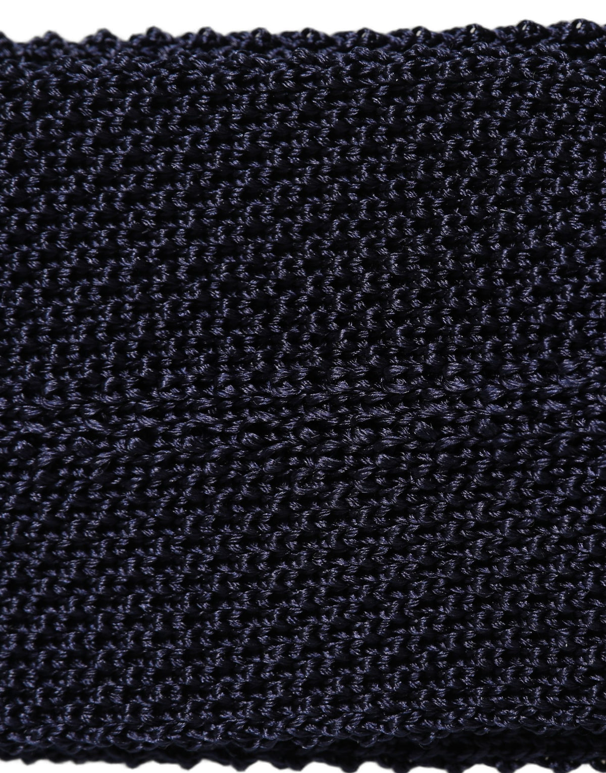 Dolce & Gabbana Dark Blue Textured Knitted Adjustable NeckMen's Accessory Men's Tie (Pre-Owned)