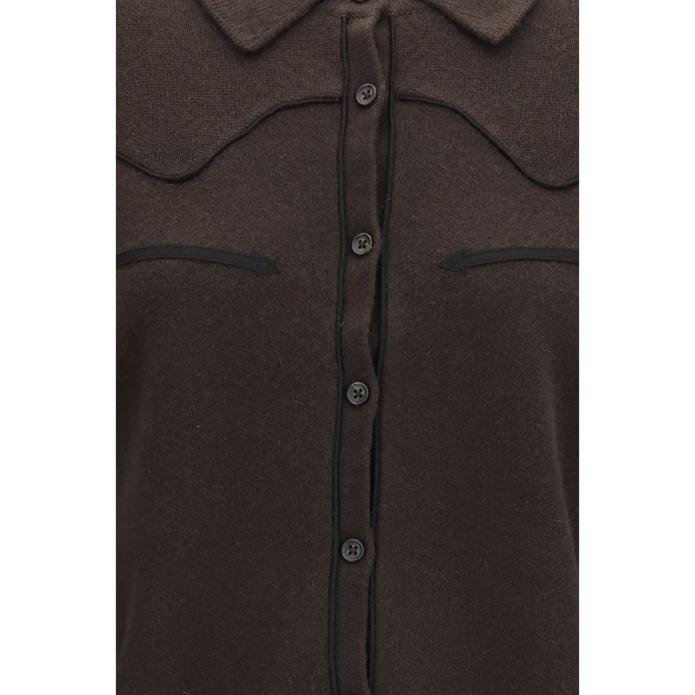 Guest in Residence Brown Denim Women's Shirt