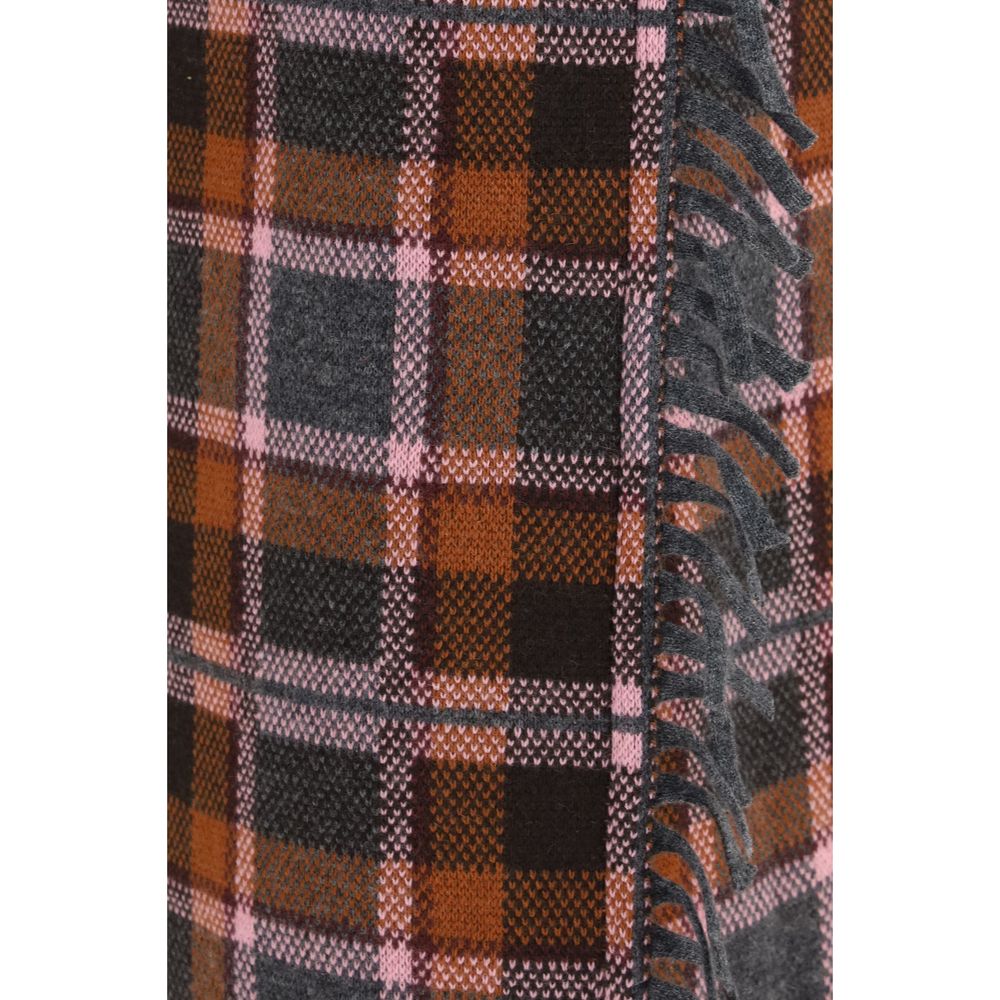 Guest in Residence Brown Wool Oves Aries Midi Women's Skirt