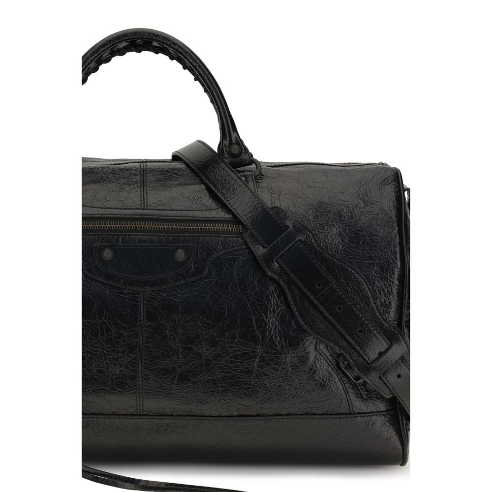 Balenciaga Black Lamb Ovis Aries Luggage And Men's Travel