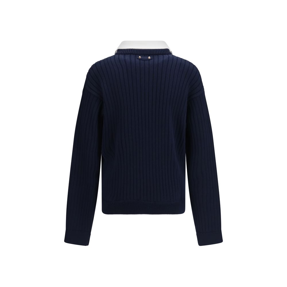 Balenciaga Blue Cotton Men's Sweatshirt