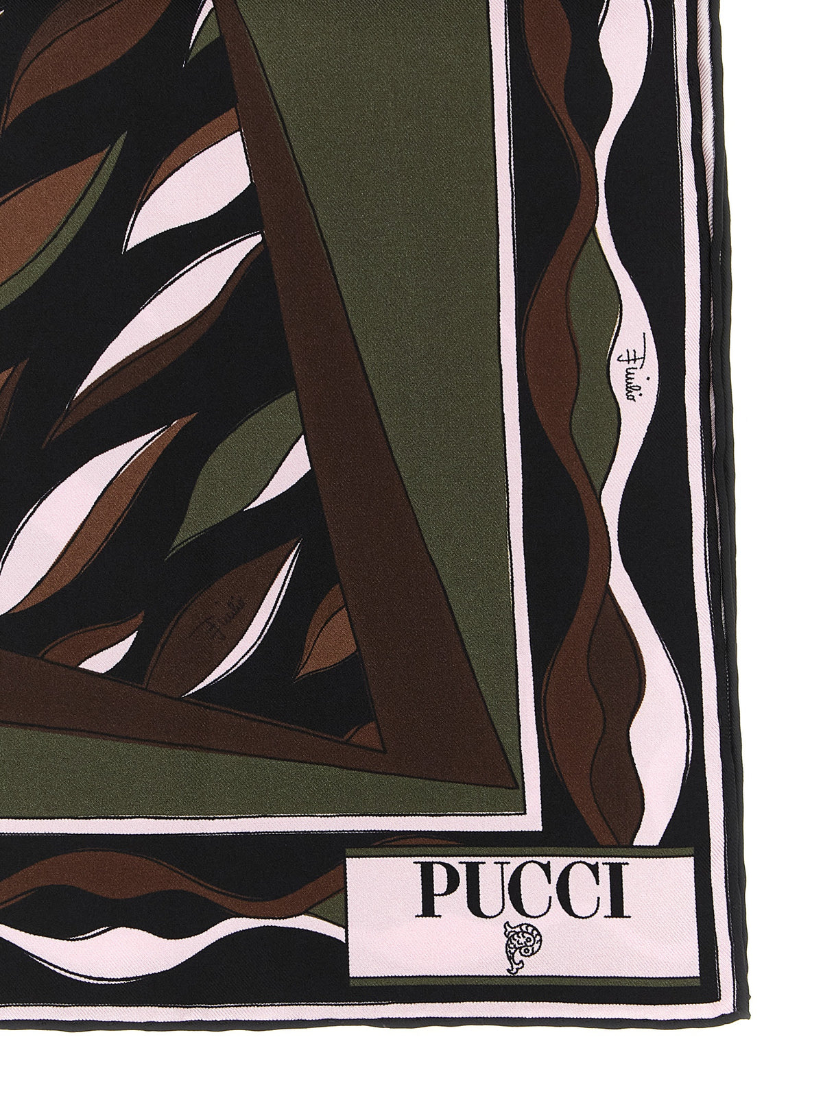 Emilio Pucci Multicolor Silk Women's Scarf