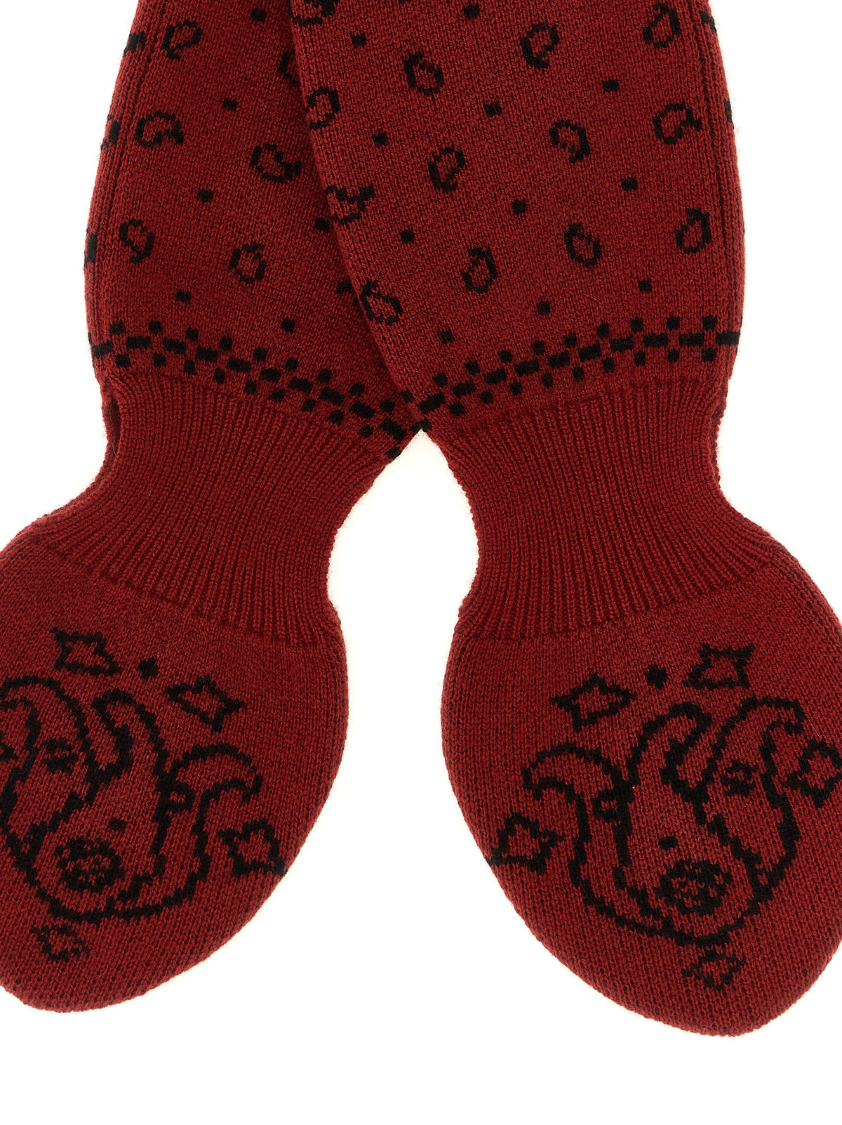 Guest in Residence Red Wool Women's Foulard