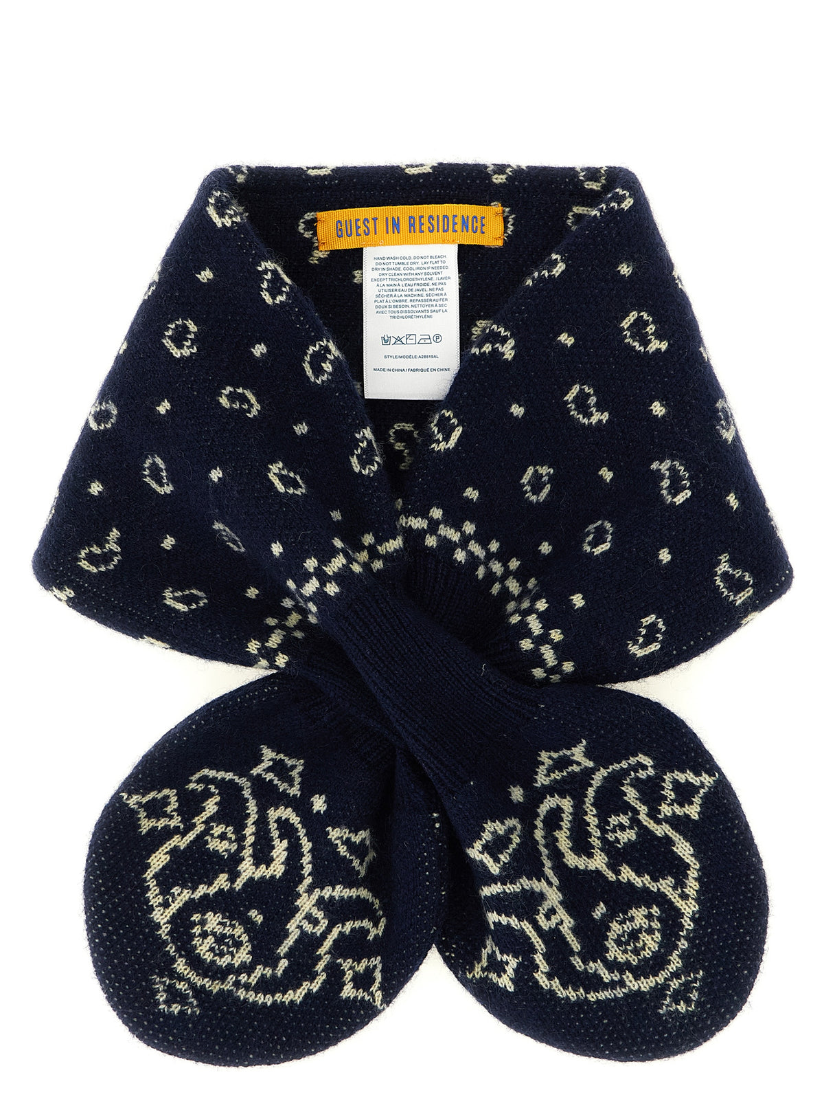 Guest in Residence Blue Wool Women's Foulard