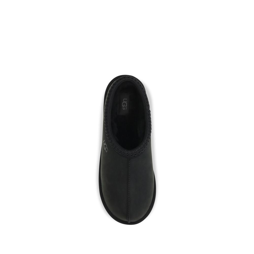 UGG Black Nubuc Leather Men's Clogs