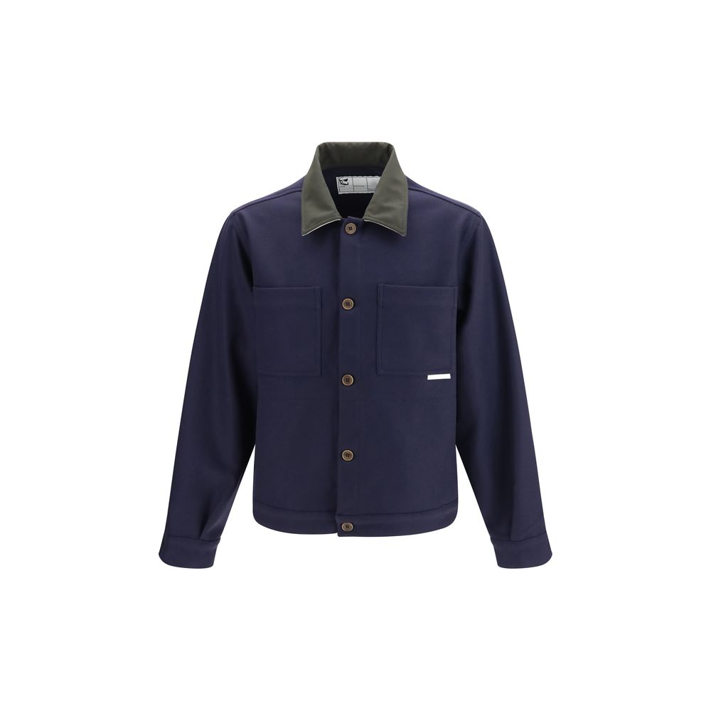 GR10K Blue Wool Oves Aries Men's Jacket