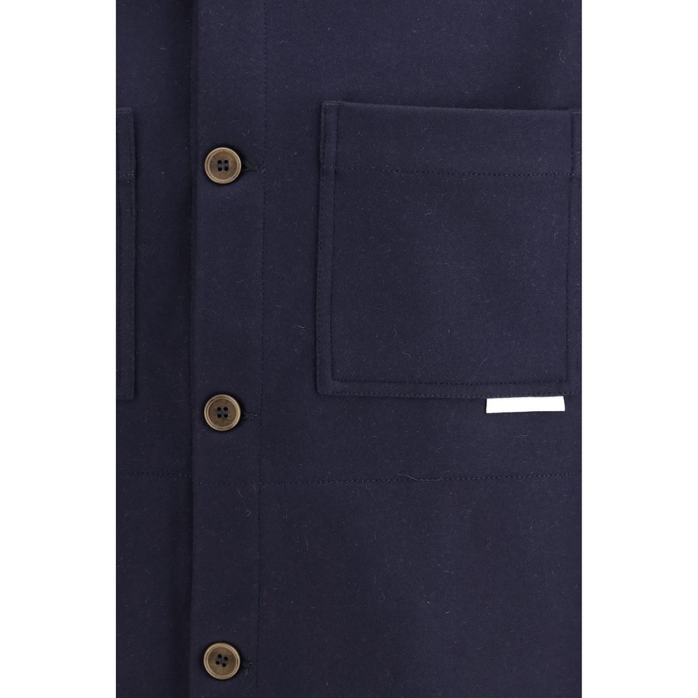 GR10K Blue Wool Oves Aries Men's Jacket