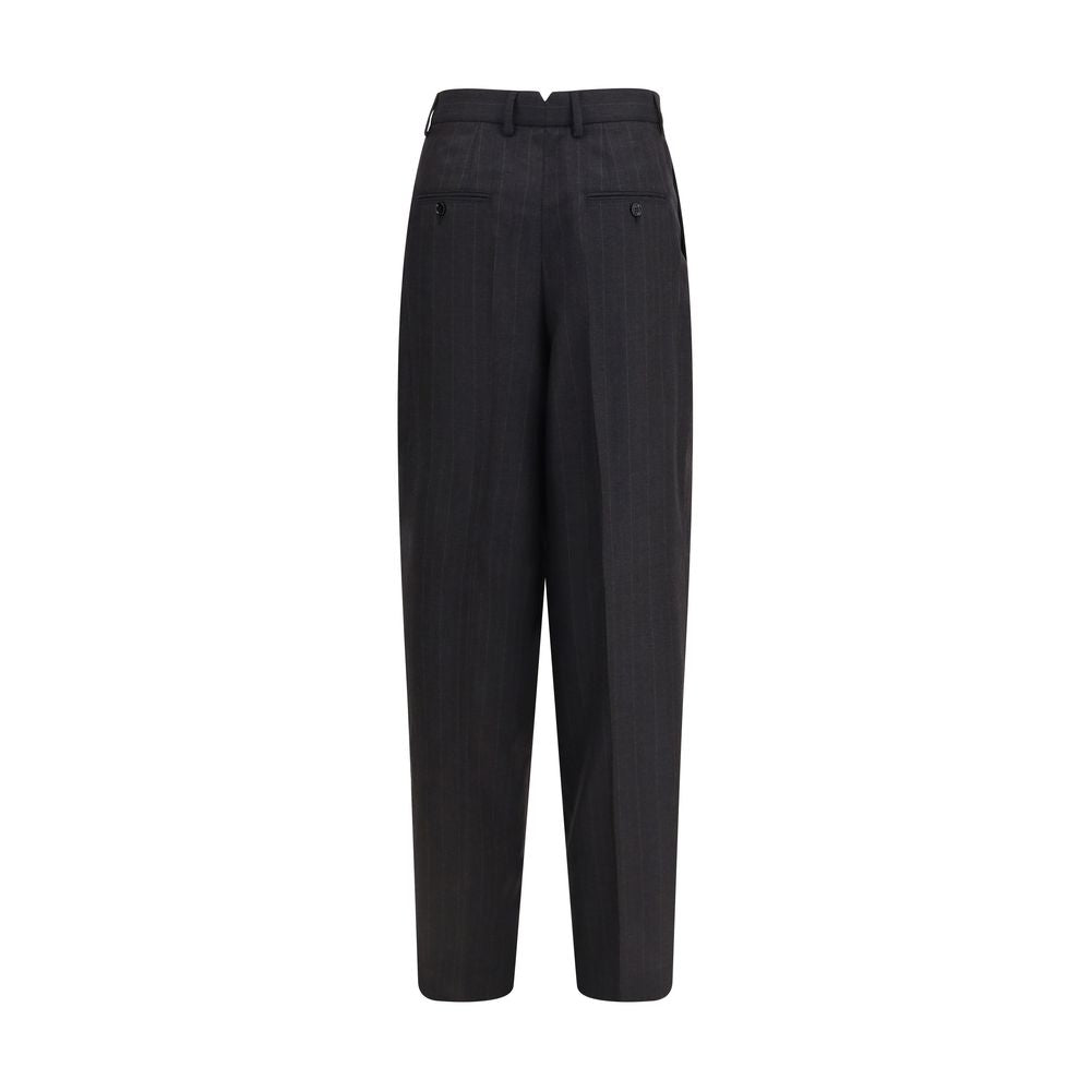 Ami Paris Black Wool Oves Aries Dress Women's Pants