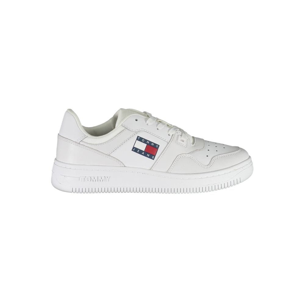 Tommy Hilfiger White Polyester Women's Women's Sneaker