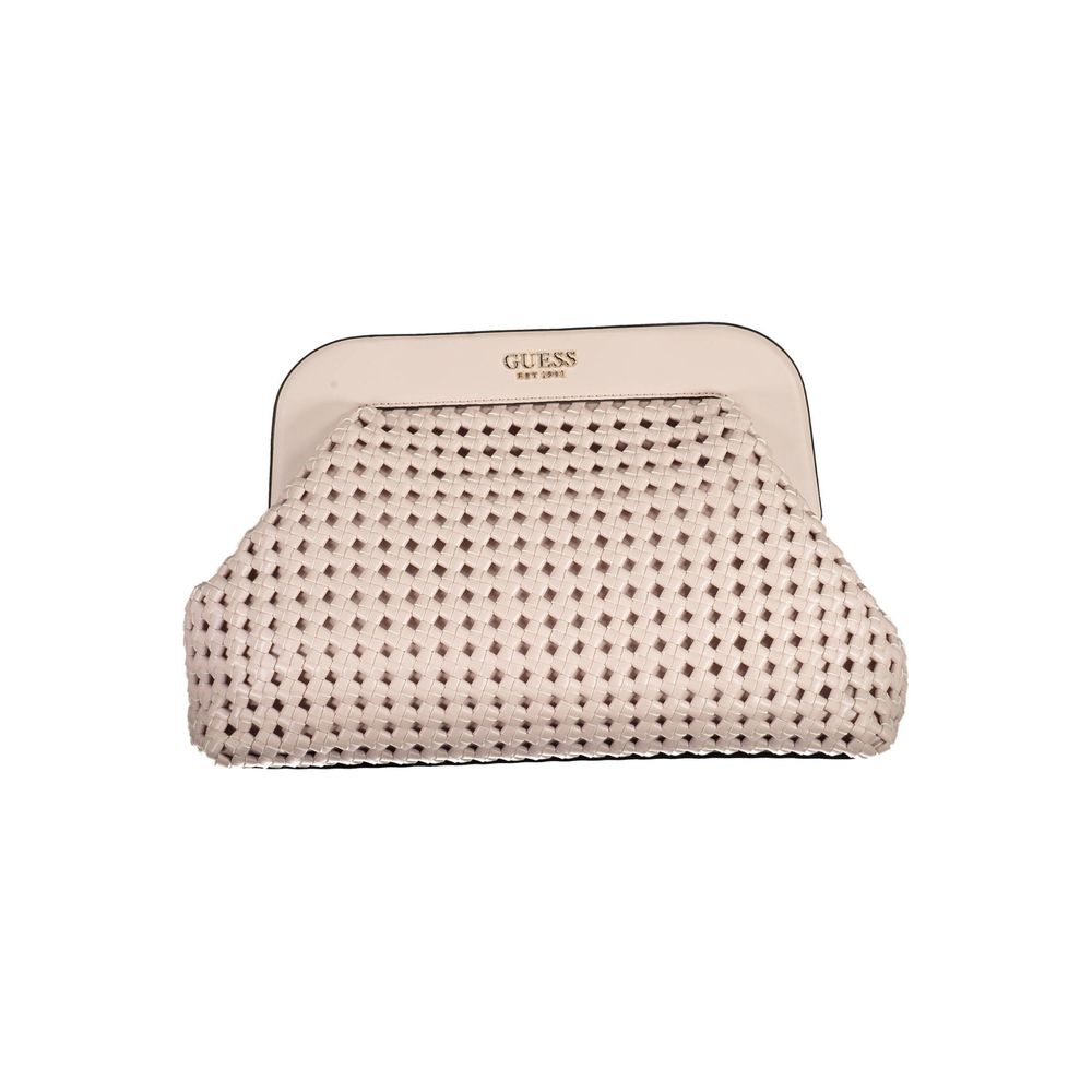 Guess Jeans Pink Polyurethane Women's Women's Handbag