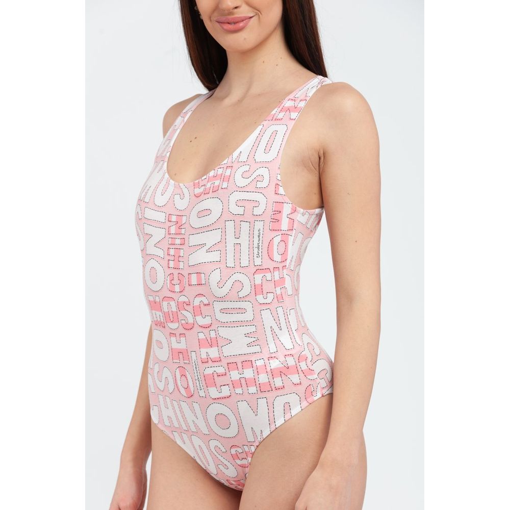 Moschino Multicolor Cotton One-Piece Women's Swimsuit