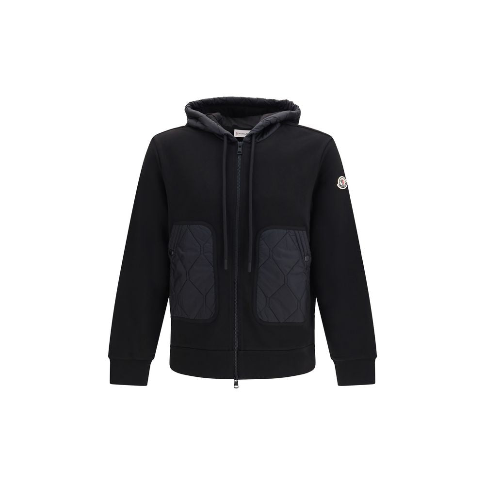 Moncler Black Cotton Men's Sweatshirt