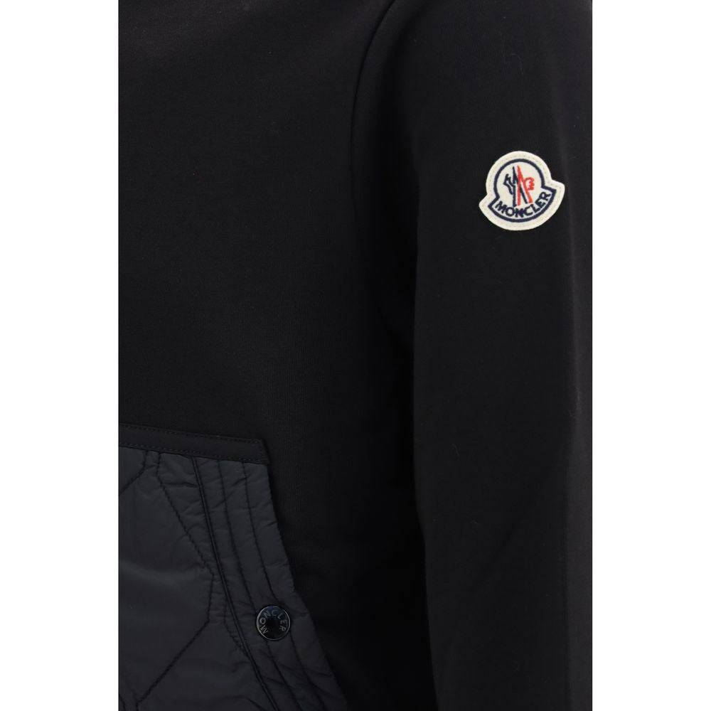Moncler Black Cotton Men's Sweatshirt