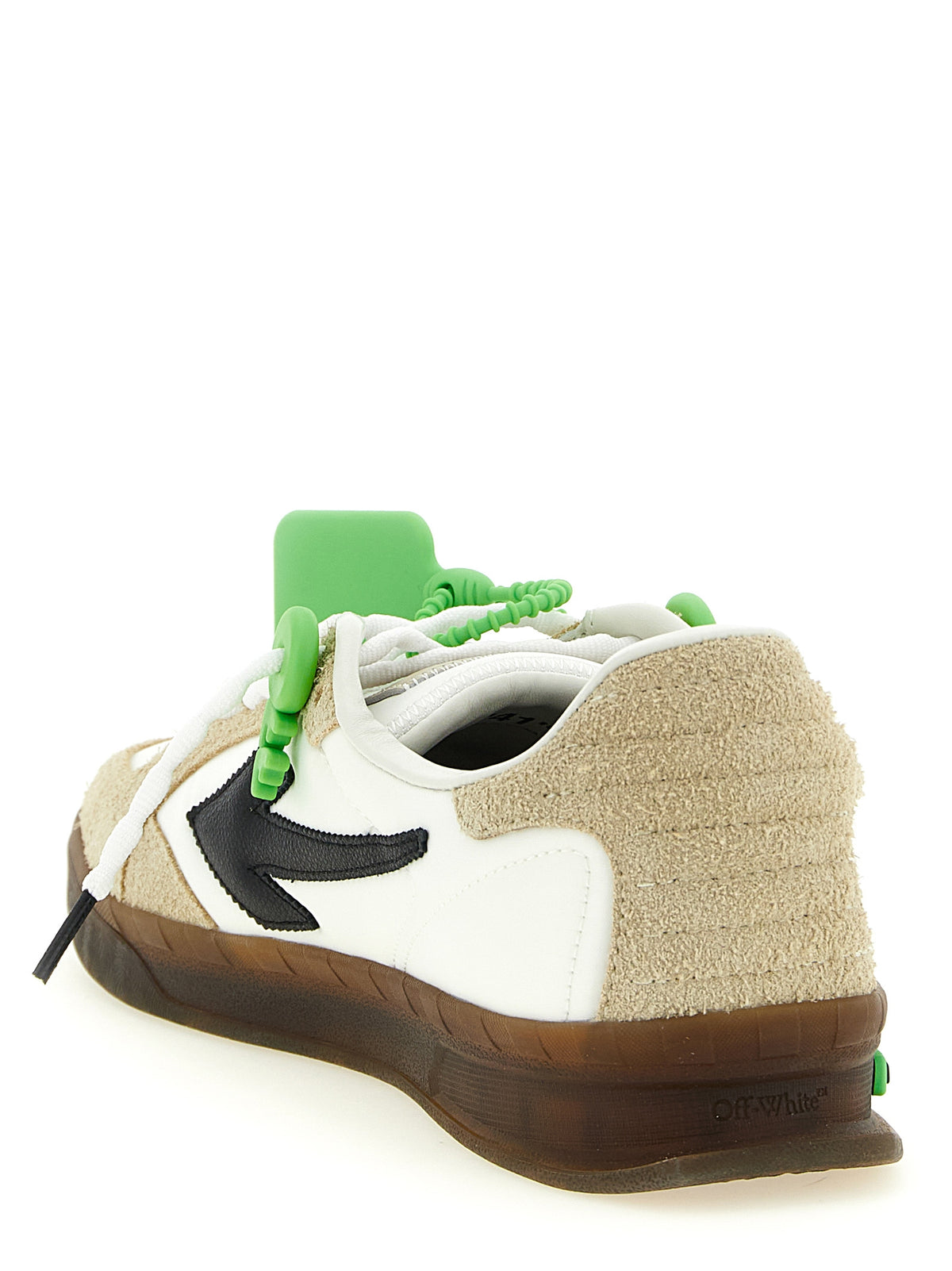 Off-White Multicolor Nylon Athletic Men's Sneakers