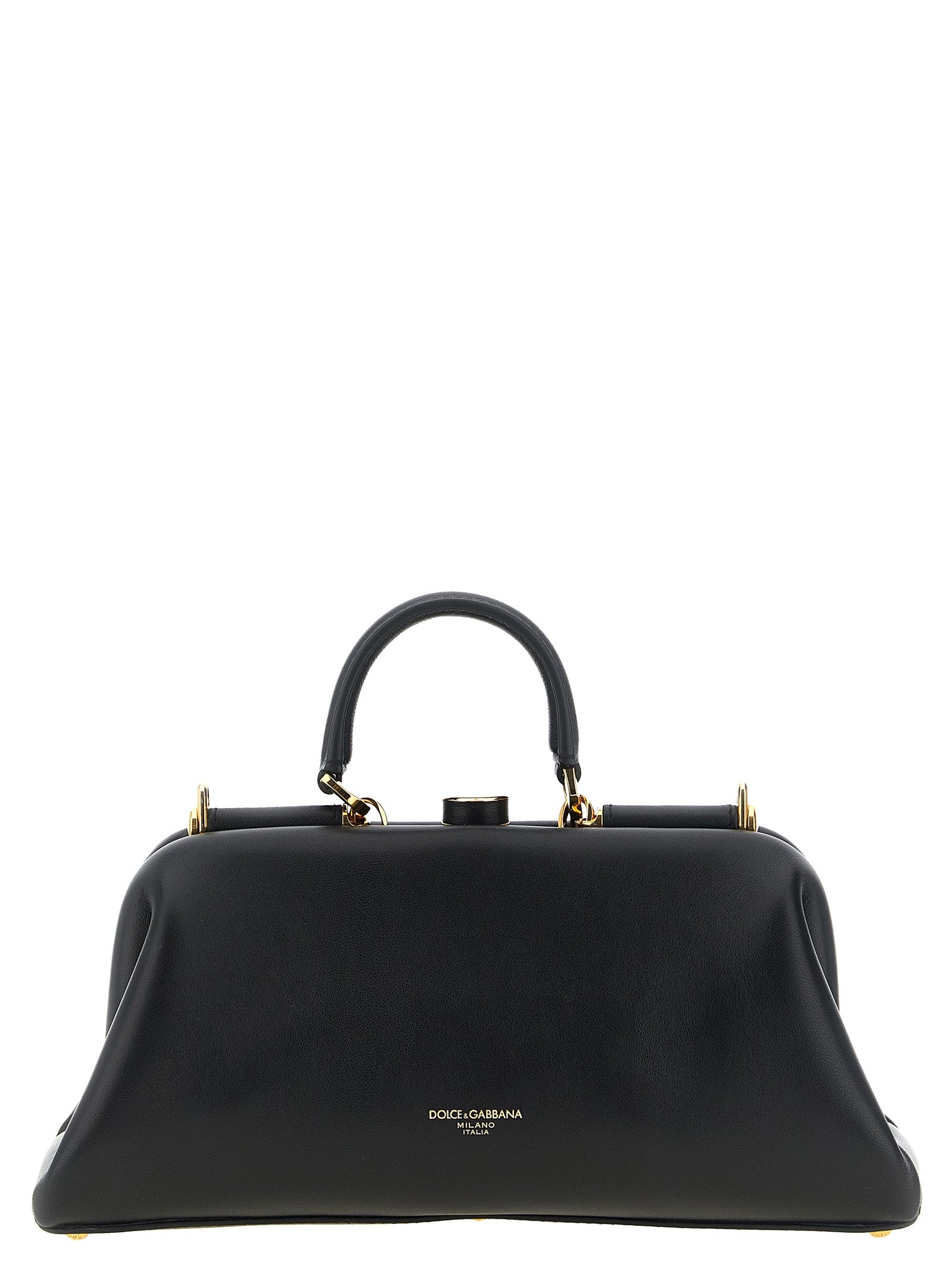 Dolce & Gabbana Black Lamb Leather Women's Handbag