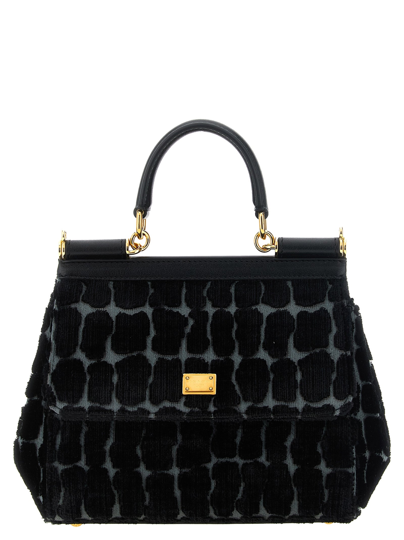 Dolce & Gabbana Black Cotton Women's Handbag