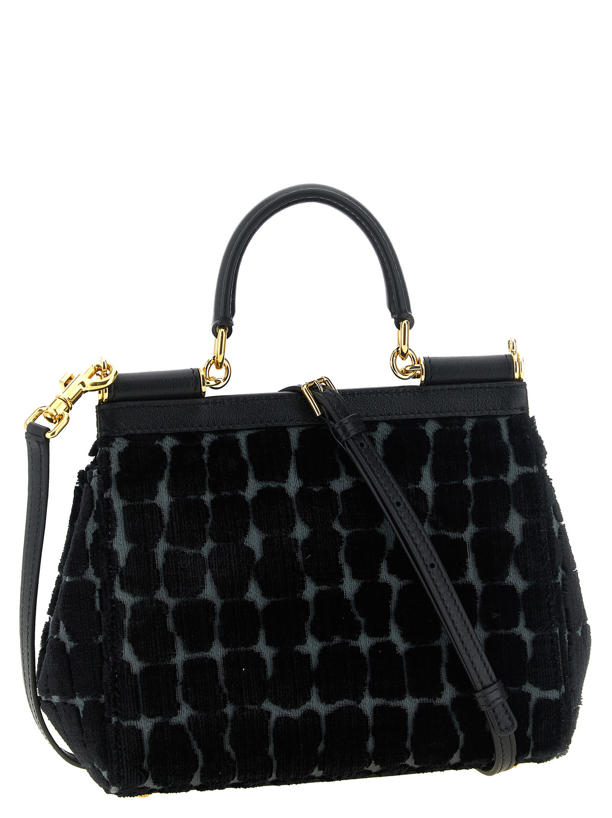Dolce & Gabbana Black Cotton Women's Handbag
