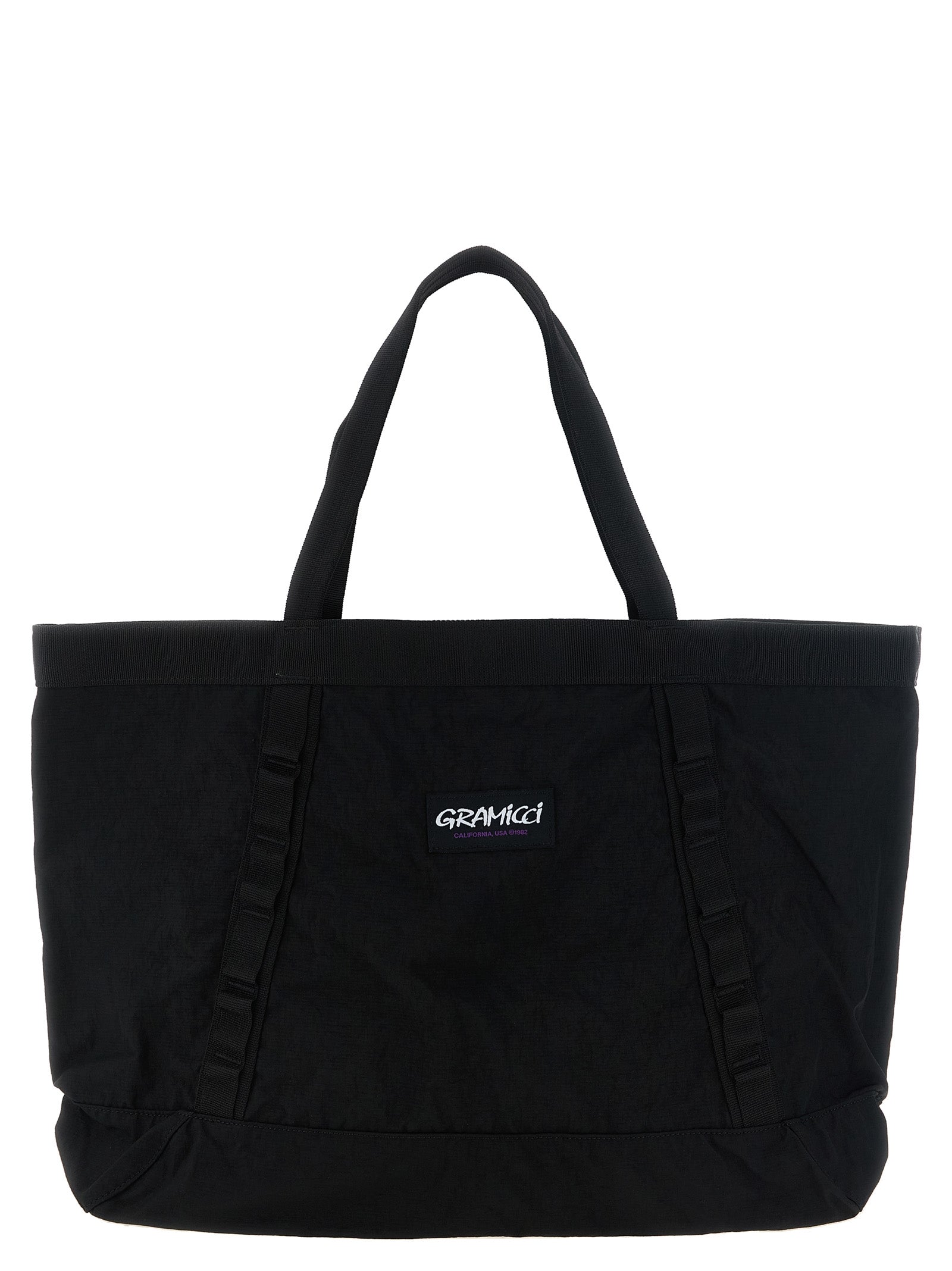 Gramicci Black Nylon Tote Men's Bag