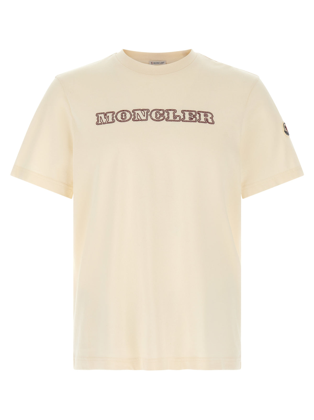 Moncler White Cotton Men's T-Shirt
