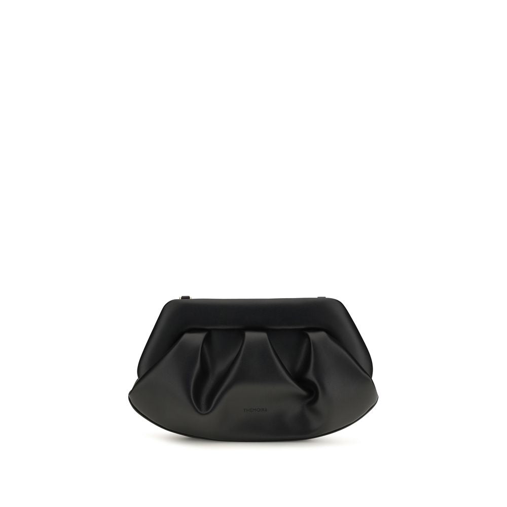 THEMOIRè Black Recycled Leather Shoulder Women's Bag