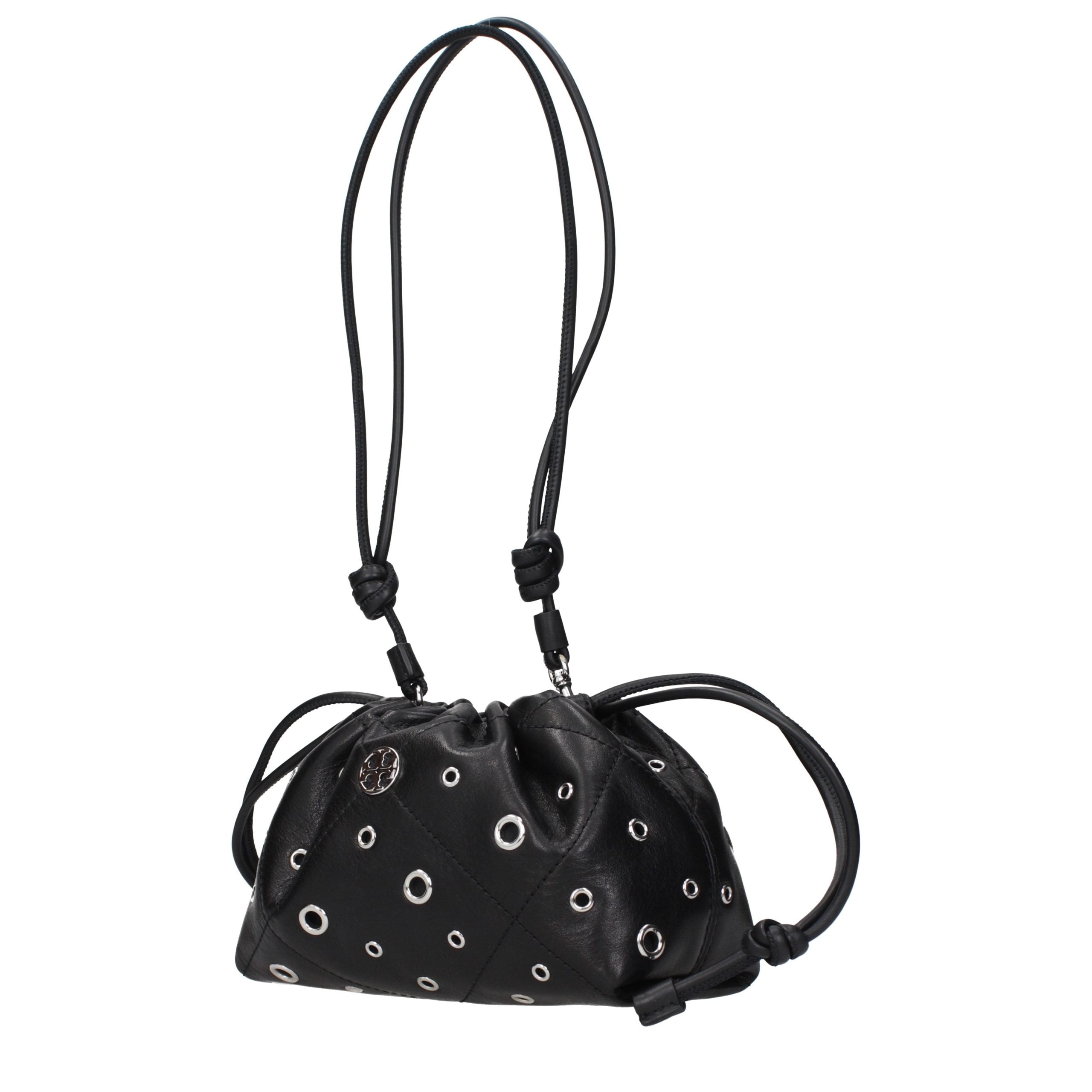Tory Burch Black Leather Shoulder Women's Bag