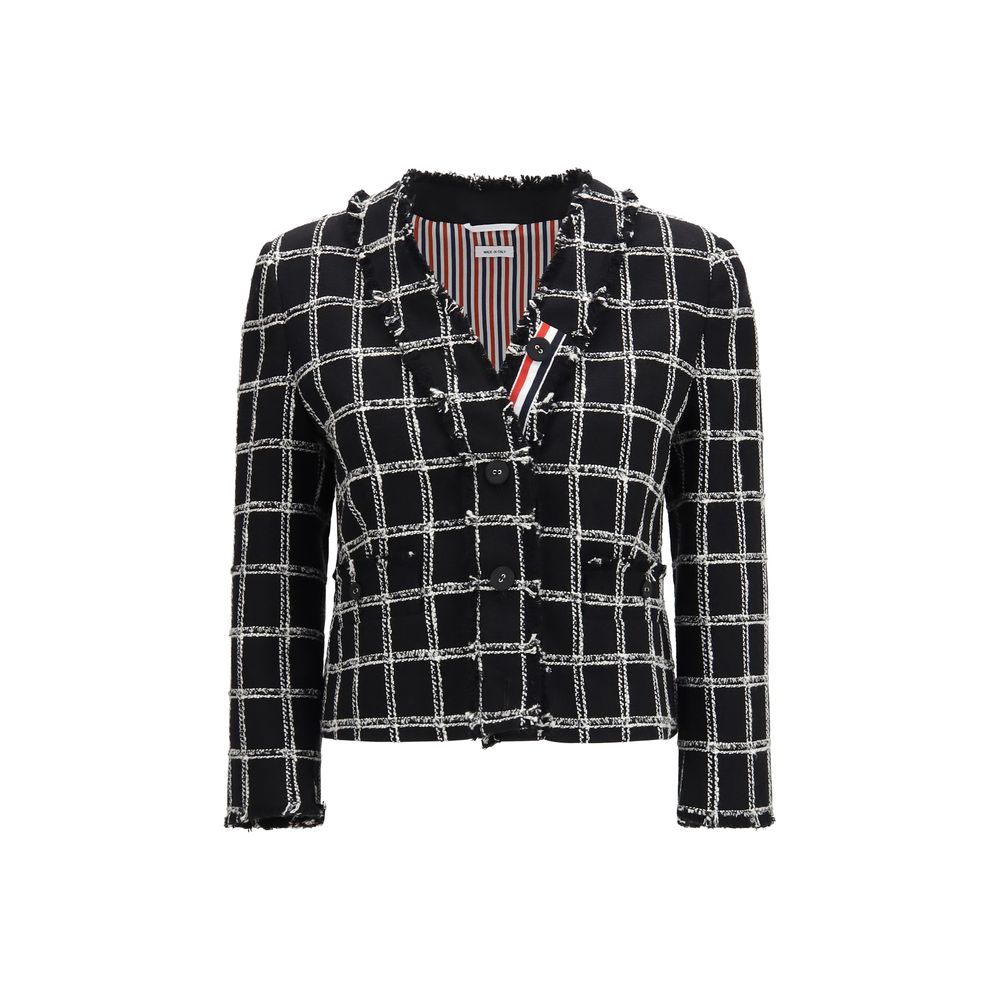 Thom Browne Black Cotton Women's Jacket