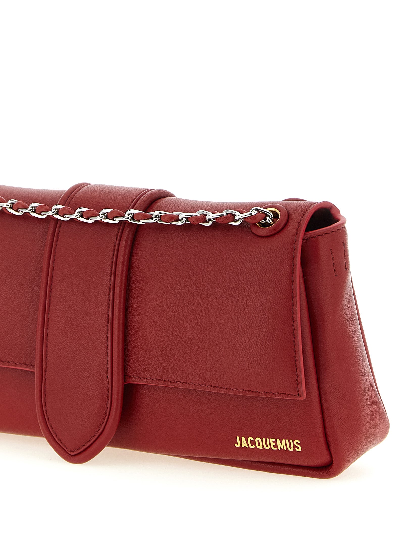 Jacquemus Red Lamb Leather Shoulder Women's Bag