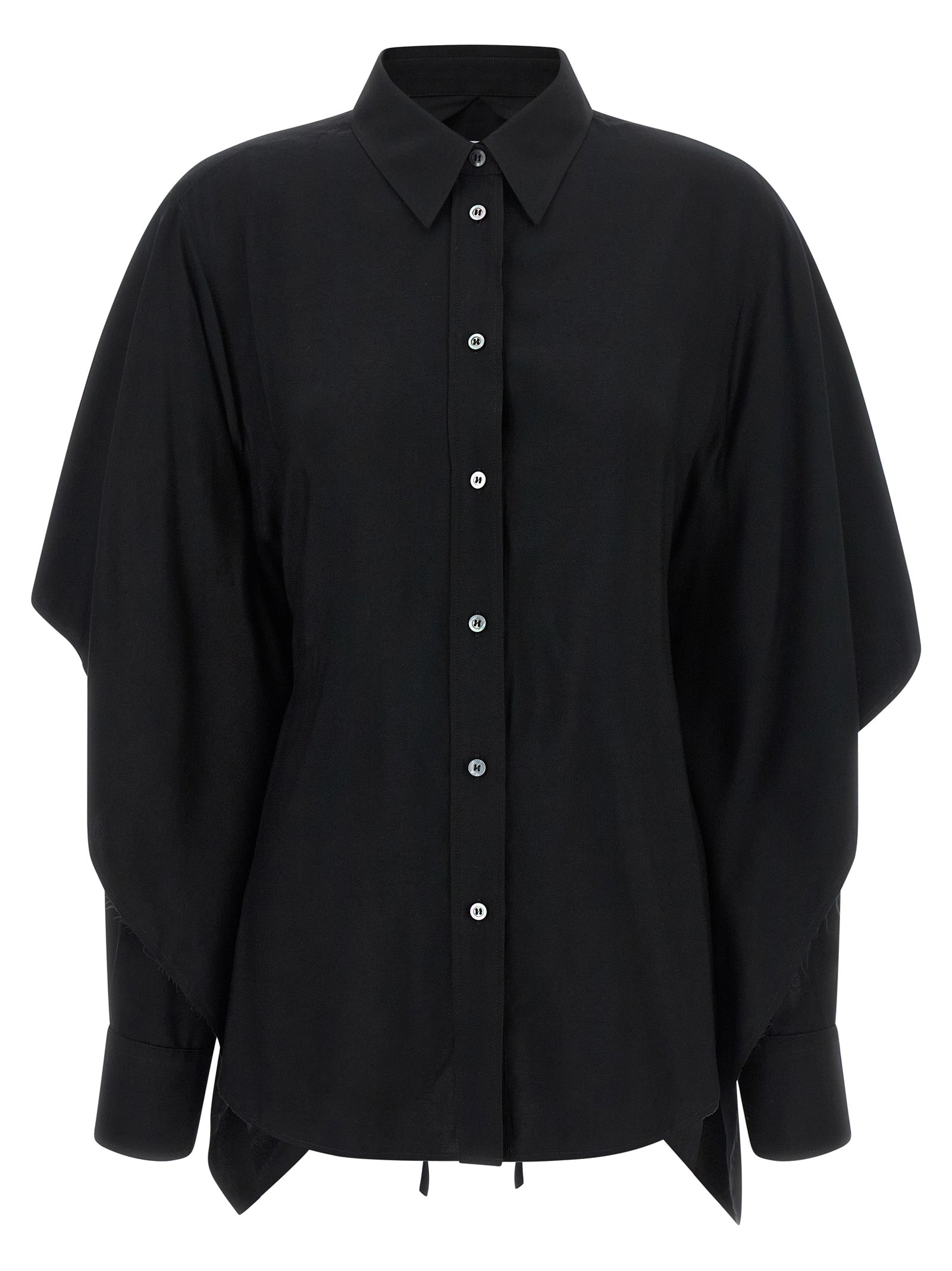 Maison Margiela Black Viscose Women's Blouse