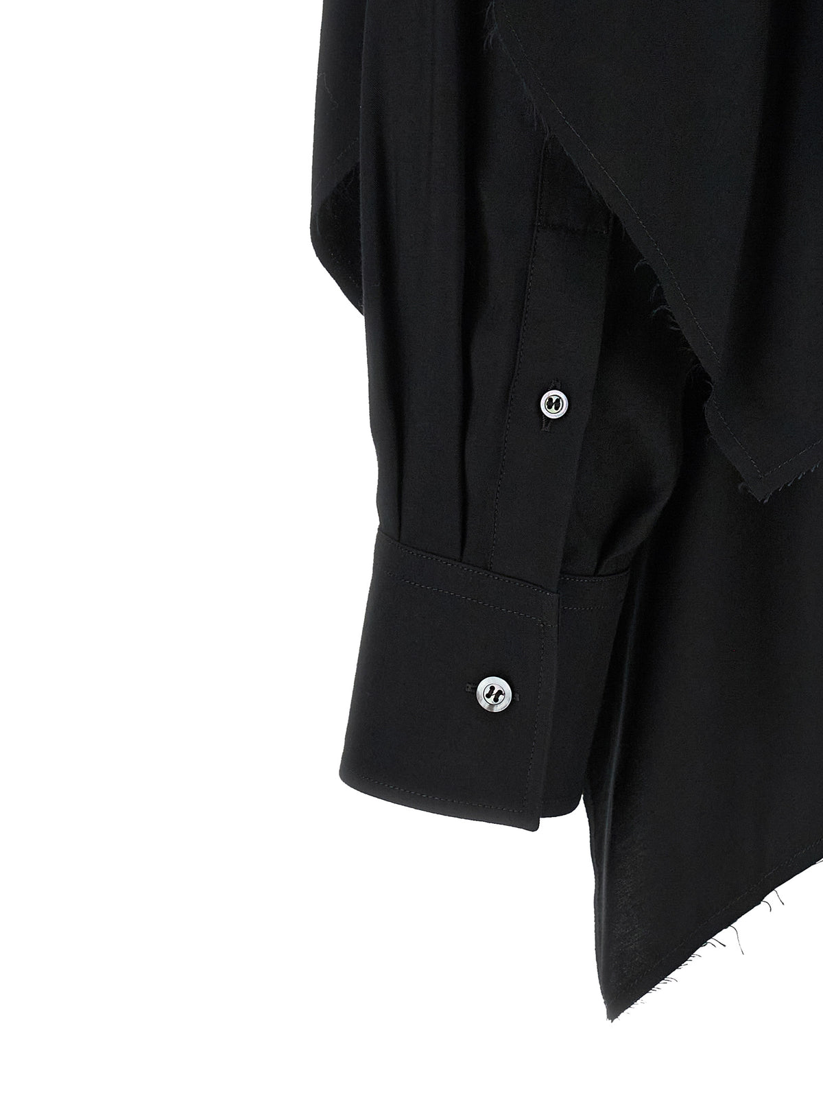 Maison Margiela Black Viscose Women's Blouse