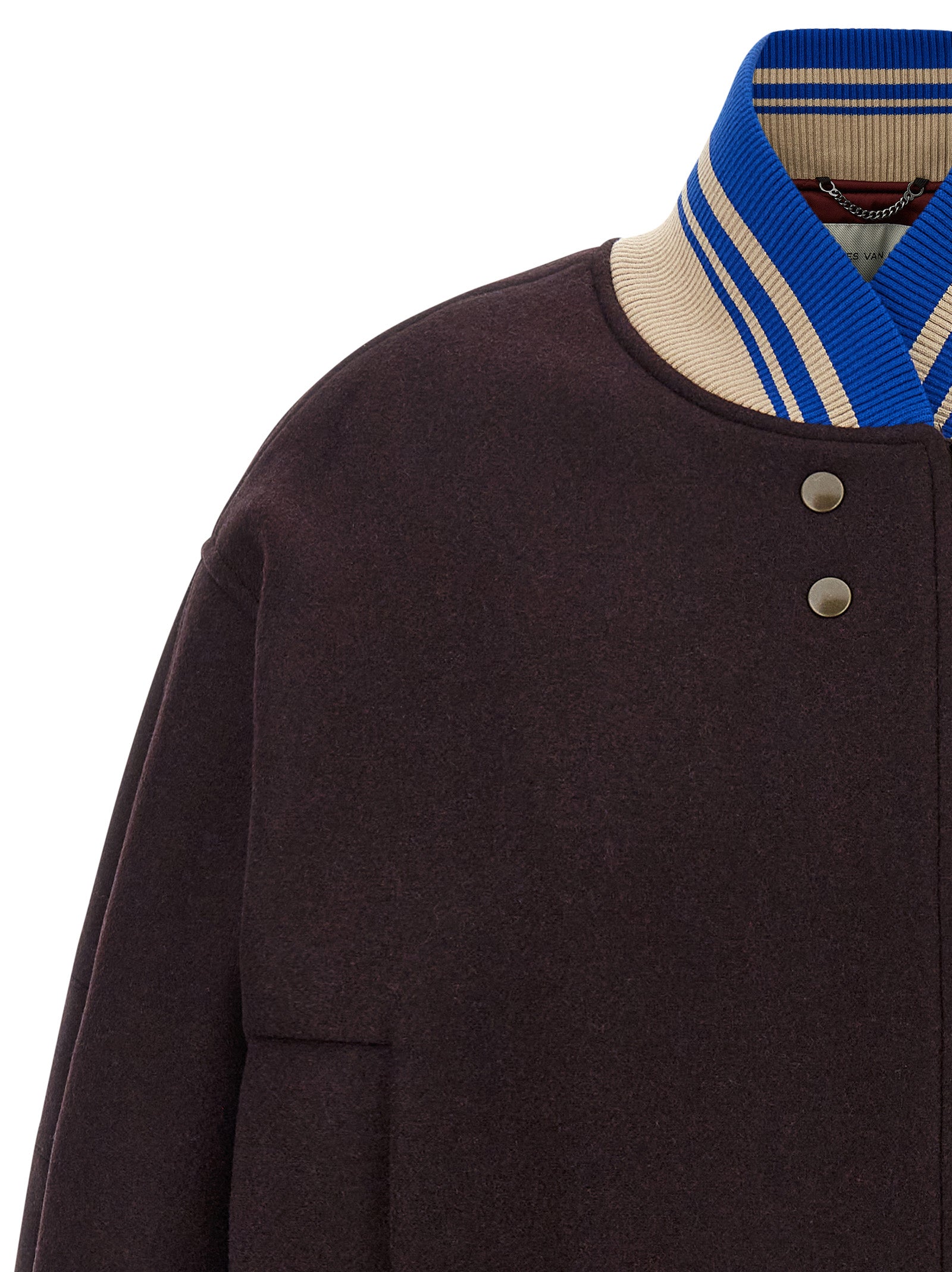 Dries Van Noten Purple Wool Women's Bomber