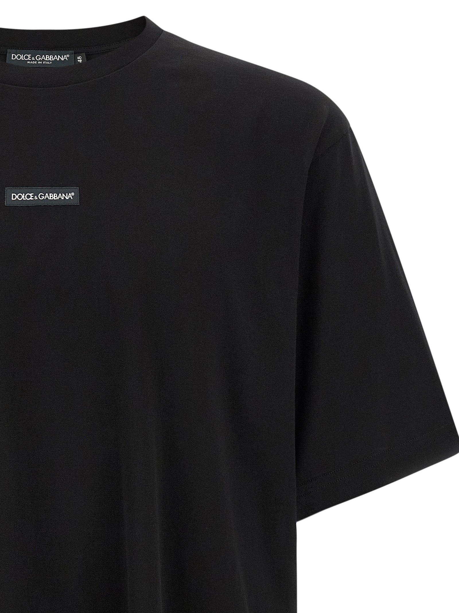 Dolce & Gabbana Black Cotton Men's T-Shirt