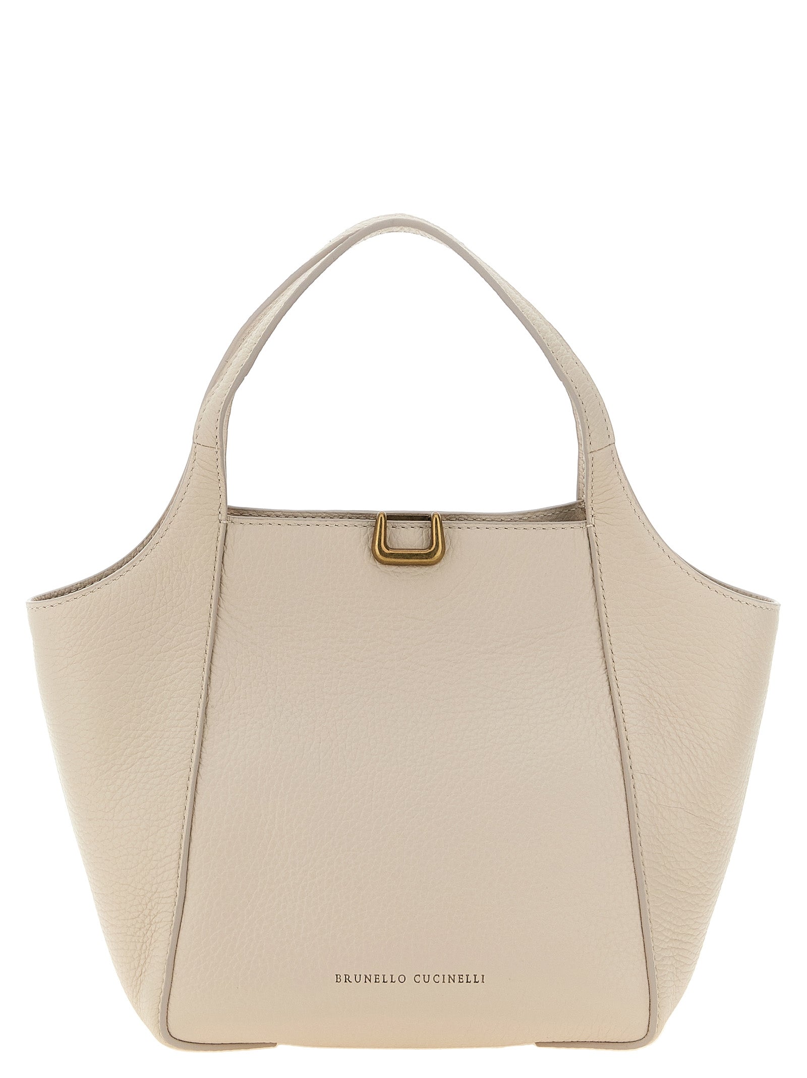 Brunello Cucinelli Beige Nubuc Leather Women's Handbag