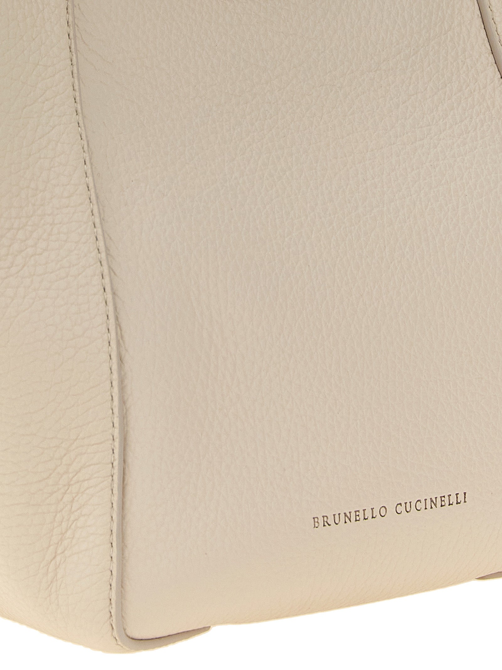 Brunello Cucinelli Beige Nubuc Leather Women's Handbag