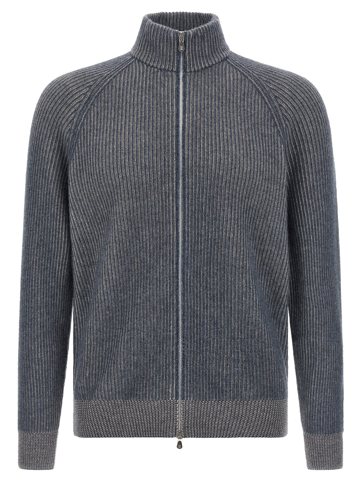 Brunello Cucinelli Blue Cashmere Men's Cardigan