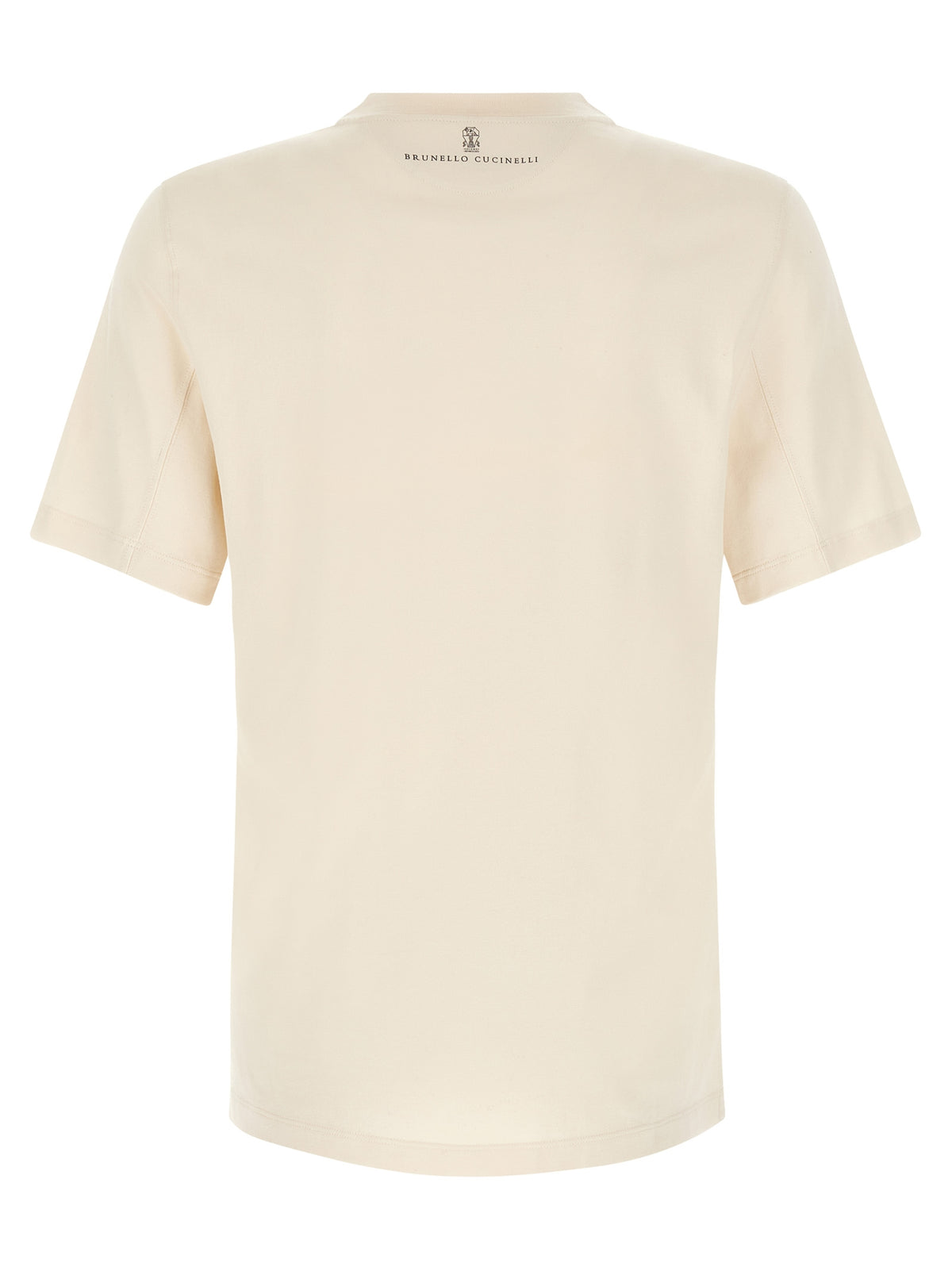 Brunello Cucinelli White Cotton Men's T-Shirt