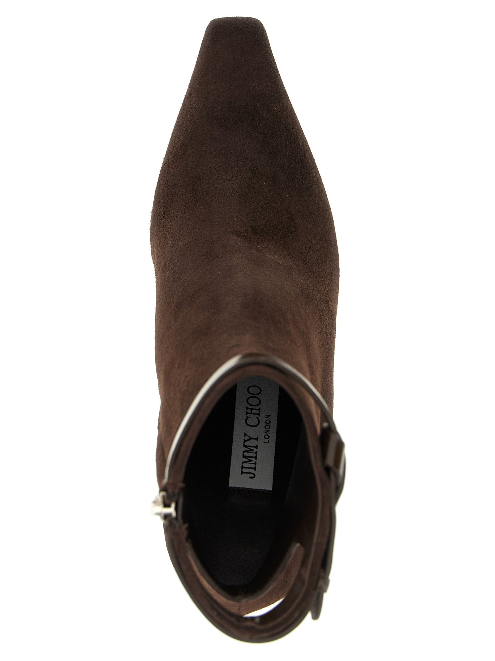 Jimmy Choo Brown Leather Ankle Women's Boots