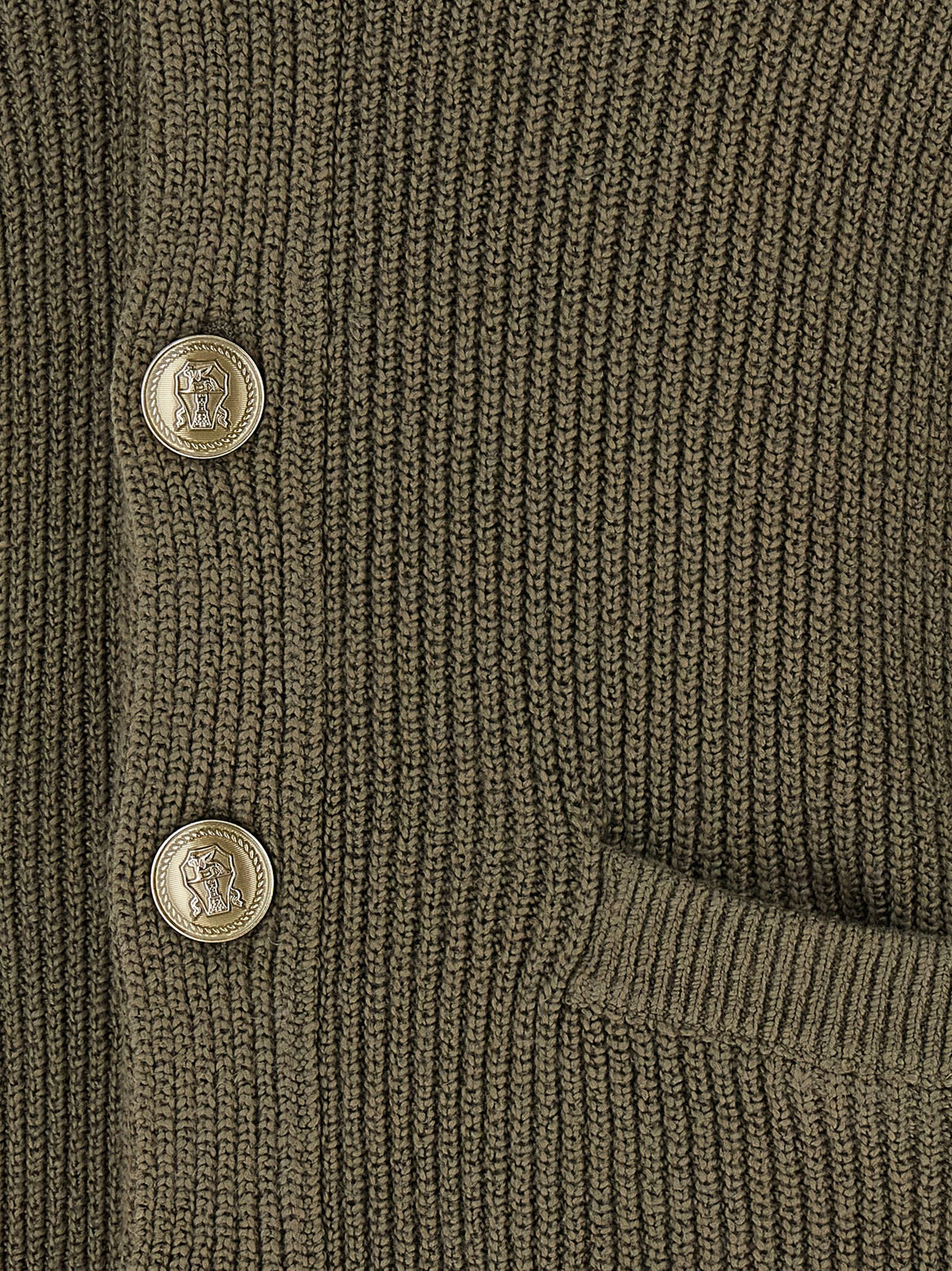 Brunello Cucinelli Bicolor Cotton Men's Cardigan